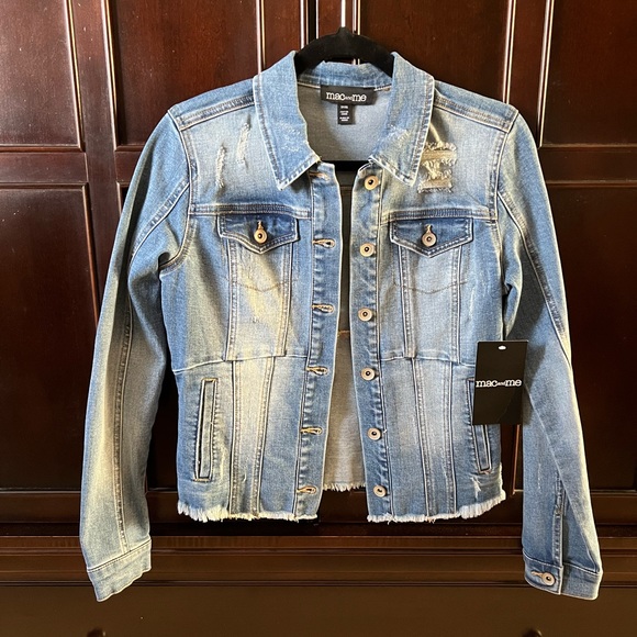 Mac and Me Denim Jacket - Size Extra Small NWT - Picture 1 of 5